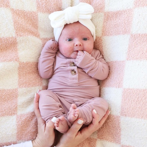 2pc Bamboo Button Top