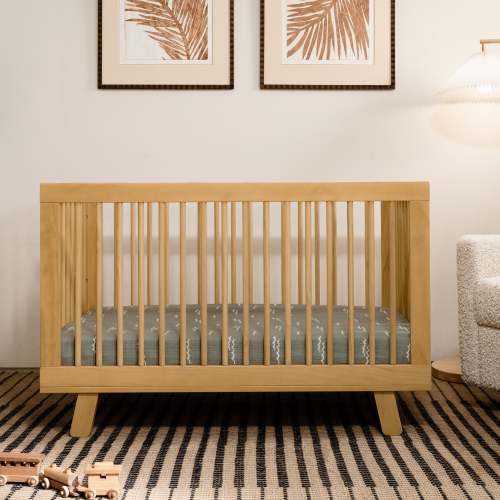 Hudson 3-in-1 Convertible Crib with Toddler Bed Conversion Kit