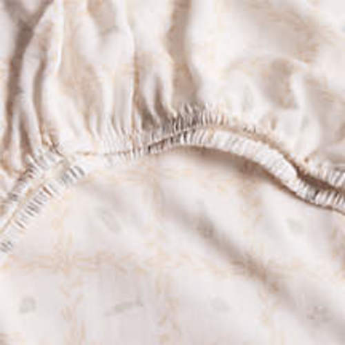 Lulot Green Seasape Supersoft 100% Organic Cotton Baby Crib Fitted Sheet by Jake Arnold
