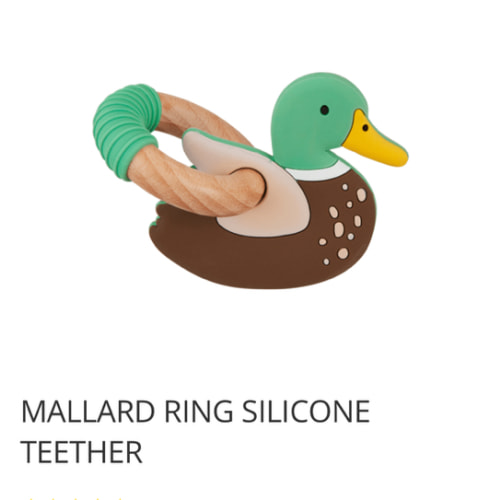 Mallard Ring Silicone Teether