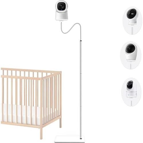Baby Monitor Floor Stand Holder Mount Compactible for eufy E21,E30,Spaceview E110, Spaceview pro E210