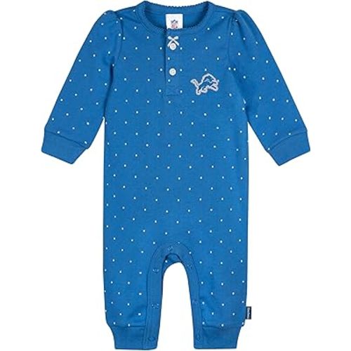 Gerber NFL Baby Girls Nfl Team Footless Coverall