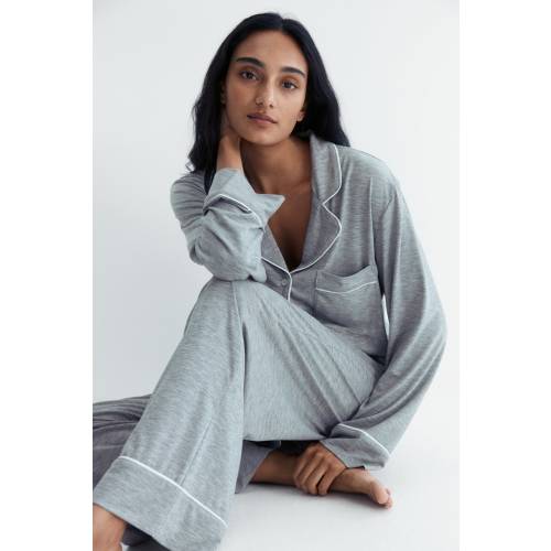 VISCOSE-BLEND PAJAMAS