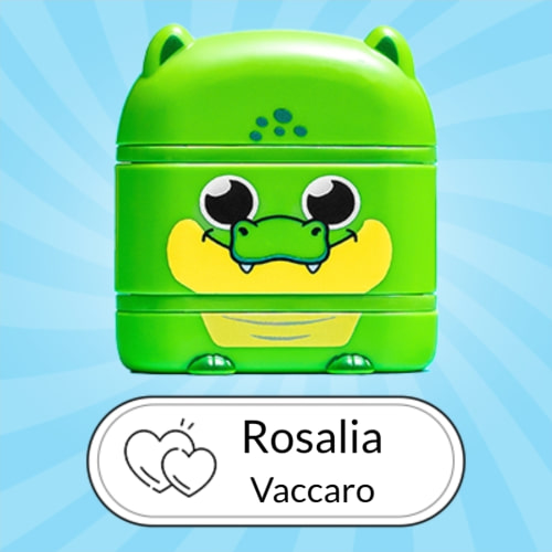KiddoSpace Name Stamp for Clothing Kids Waterproof - Kiddostamp™ Double Sided (White + Black Ink) Name Stamp for Labeling Child Belongings - Personalised Clothing Stamps - Kids Clothes Labeling