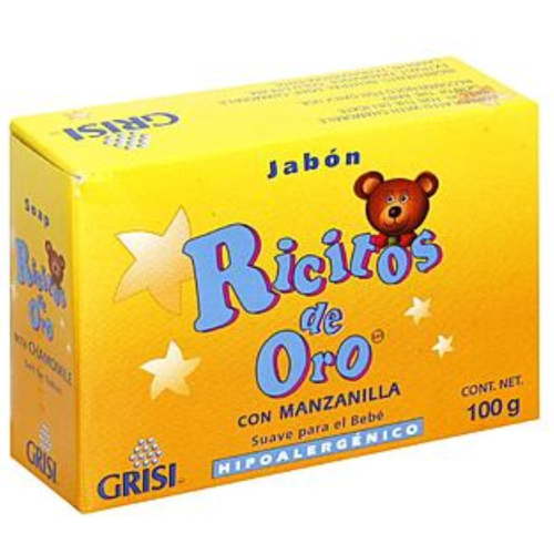 Grisi Ricitos De Oro Hypoallergenic for Babies Bar Soap, 3.5 oz (Pack of 2)