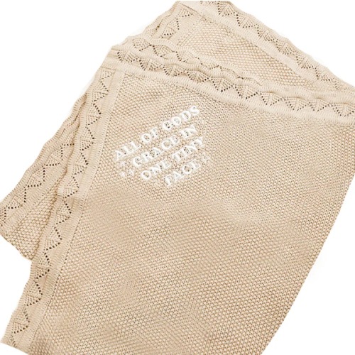 All of Gods Grace in One Tiny Face Tan Knit Blanket – OUR HOUSE ABOVE