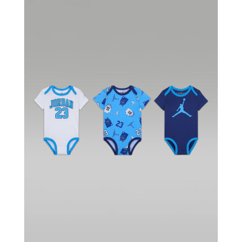 Jordan Baby (3-6M) 23 Jersey 3-Pack Bodysuits. Nike.com