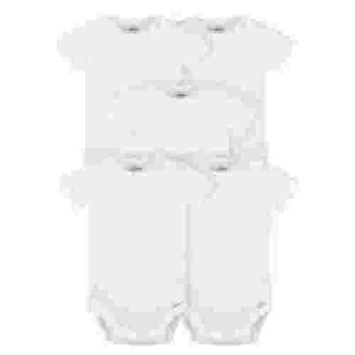 Gerber Baby Boy or Girl Gender Neutral Onesies Brand Premium Cotton Interlock Bodysuits, 5-Pack