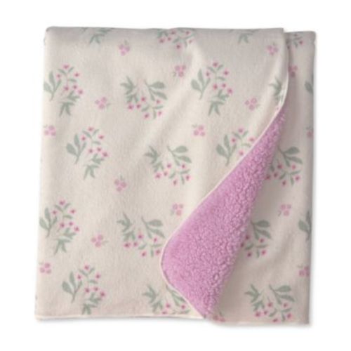 Baby Girls' Flowers Plush Blanket