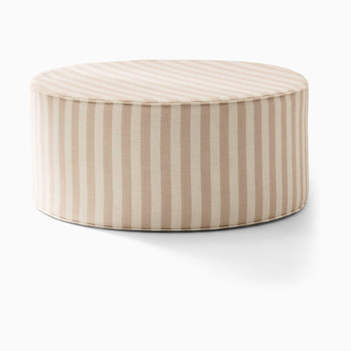 House of Noa Ottoman - Bennett Ivory & Sand, Large