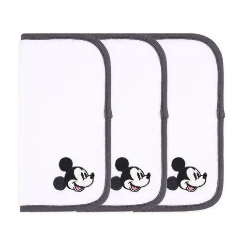 Disney Mickey Mouse Wash Cloths 3 Pack | Baby Bunting AU