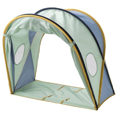 ELDFLUGA Bed tent - blue/green 70/97