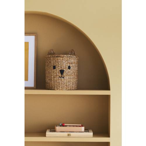 STORAGE BASKET WITH LID