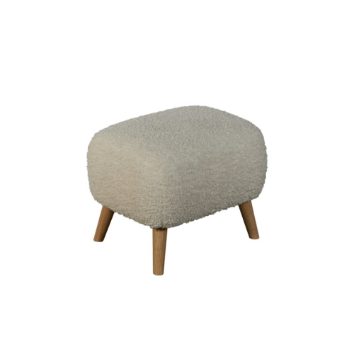 BaaBaa Cream Rectangular Ottoman