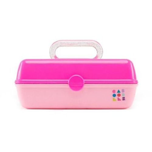 Caboodles Pretty In Petite Makeup Organizer - Hot Pink On Rose