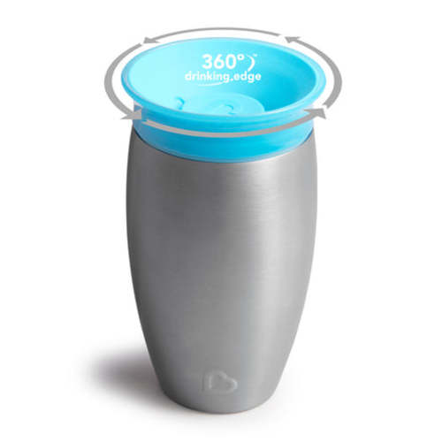 Miracle Stainless Steel 360° Sippy Cup, 10oz | Munchkin