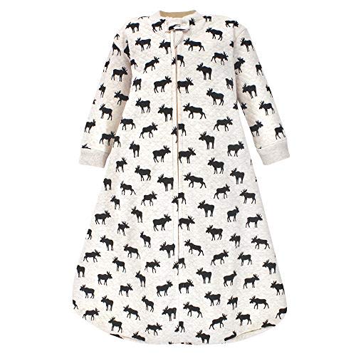 Hudson Baby Unisex Baby Premium Quilted Long Sleeve Sleeping Bag and Wearable Blanket