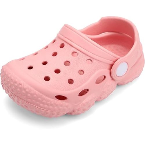 INMINPIN Baby Clogs Garden Shoes Newborn Infant Lightweight Breathable Beach Pool Sandals Non-Slip Baby Boys Girls Water Shower Summer Shoes Splay Naturally