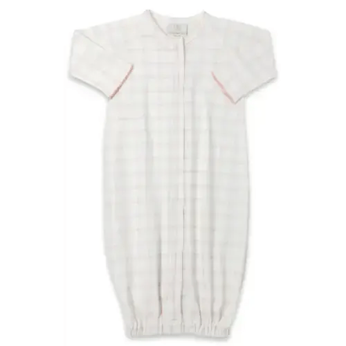 Snuggle Me Saque - Pink Windowpane – Children's Edit