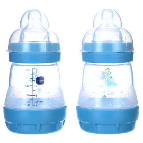 MAM Easy Start Anti-Colic Matte Bottle 5 oz, 2 pack Sage