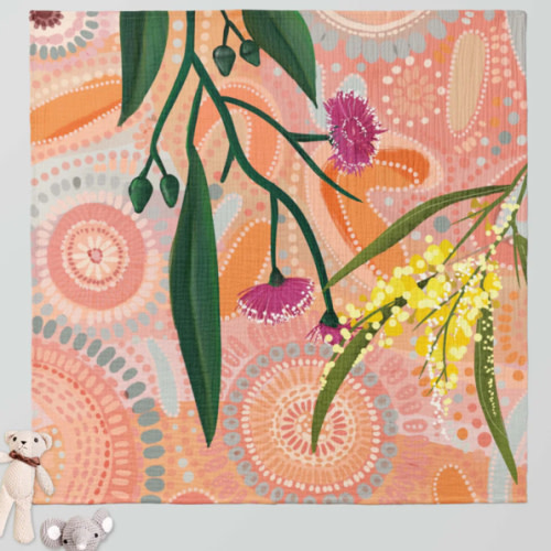 Healing by Bobbi Lockyer - Muslin Baby Swaddle Wrap