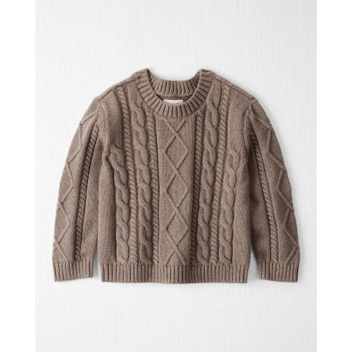 Toddler Organic Cotton Cable Knit Sweater - Little Planet | Carter's