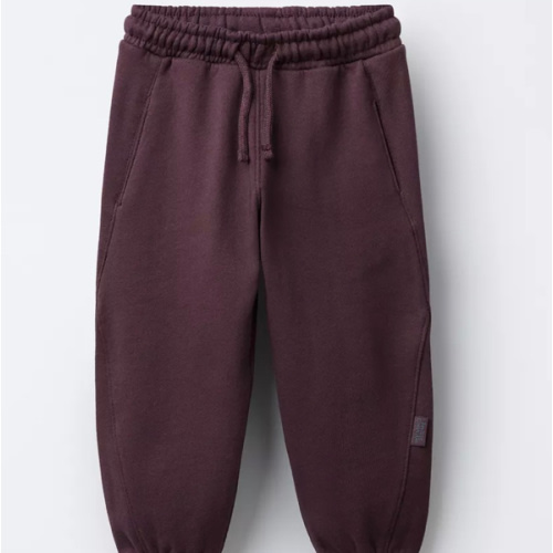 TAGGED JOGGER PANTS - Burgundy | ZARA United States