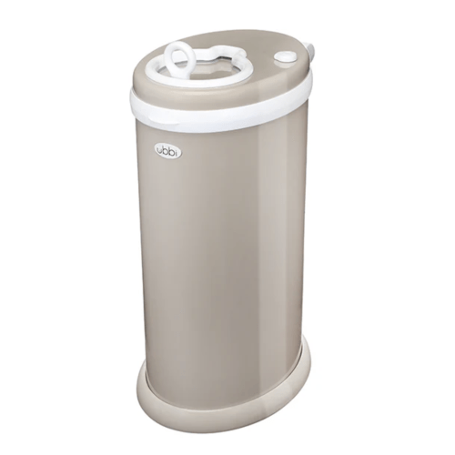 stainless steel diaper pail - taupe