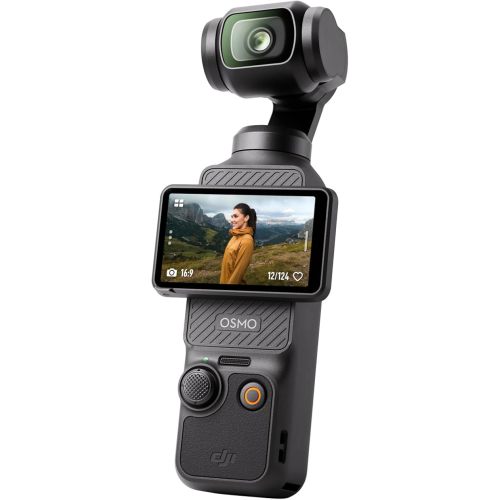 DJI Osmo Pocket 3, Vlogging Cameras with 1'' CMOS & 4K/120fps Vlog Camera, 3-Axis Stabilization, Fast Focusing, Face/Object Tracking, Digital Vlogging Camera for YouTube