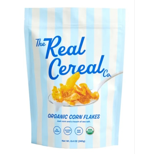 The Real Cereal Company Organic Corn Flakes Cereal (8.4 oz)