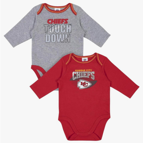 Gerber NFL Baby 2-Pack Long Sleeve Onesie Bodysuit