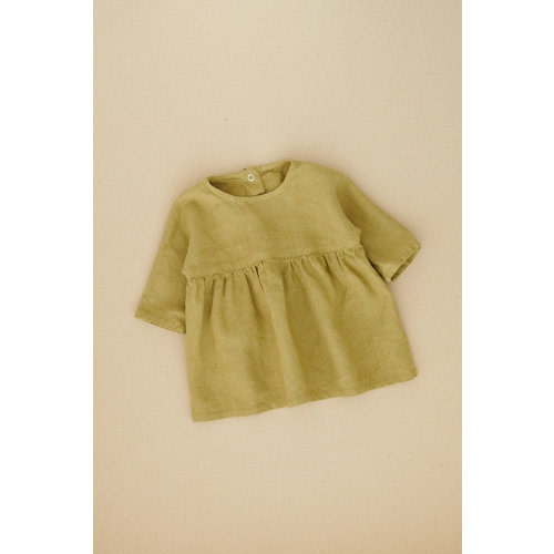 Gabi Linen Baby Dress