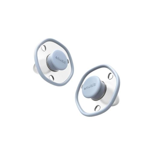 Baby Pacifier (2 Pack): 0-6 Months - Blu