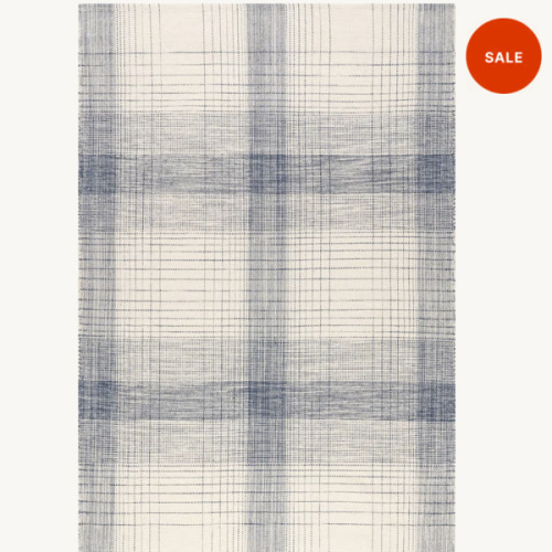 Winifred Vintage Plaid Rug | Blue – Rugs USA