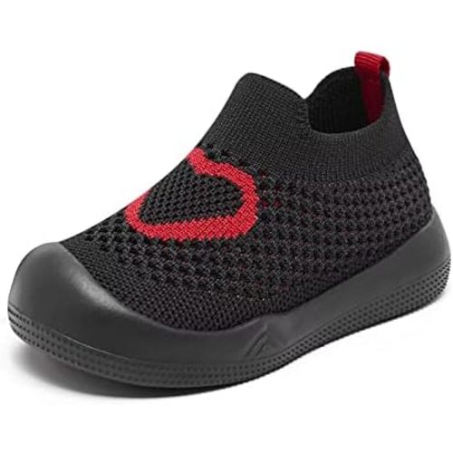 Eashi Baby Boy Girl Non-Skid Indoor Infant Walking Shoes Breathable Warm Elastic Sock Shoes with Memory Sole Protect Toes Outdoor Sneakers