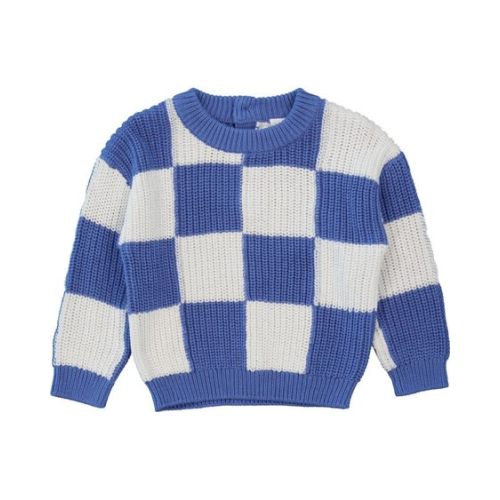 Medium Blue Baby Cotton Knitted Jumper | Best&Less™ Online