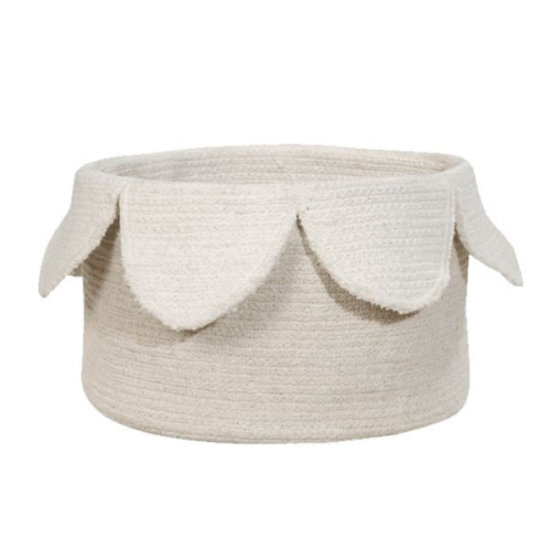 BASKET PETALS IVORY - NATURAL