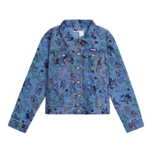 Bluey Bingo Toddler Girls Denim Jacket 4T