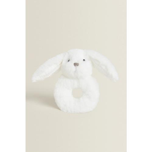 RABBIT BABY RATTLE PLUSH TOY