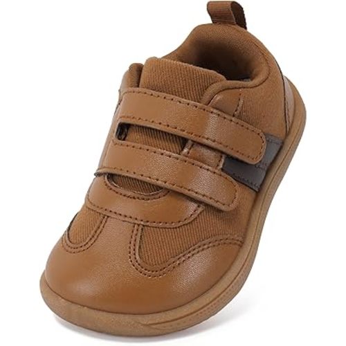 Toddler Wide Toe Box Shoes:Boys Barefoot Shoes Kids Walking Shoes Boy Sneakers Non-Slip Zero Drop Shoes,Toddler First Walking Shoes Comfort Tennis Outdoor Activities