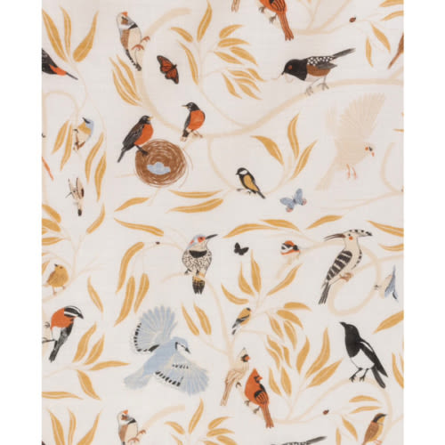 For the Birds Crib Sheet – Clementine Kids