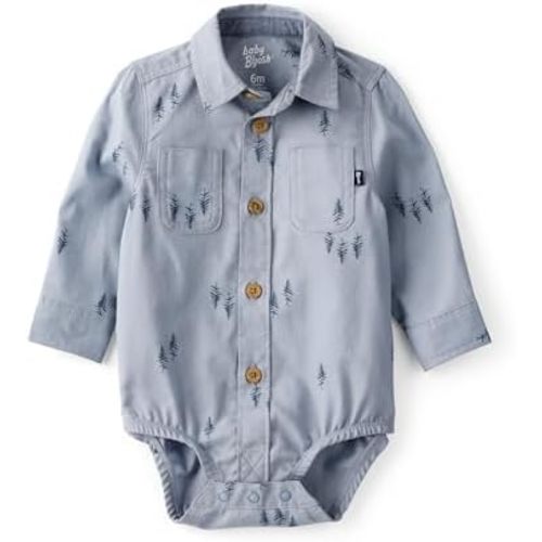 OSHKOSH B'GOSH Baby Boys' Buttonfront Bodysuit