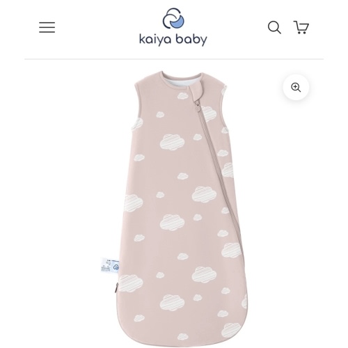 All Season Sleeveless Sleep Sack 1.0 TOG - Organic Cotton & Camel Wool - Dusty Pink