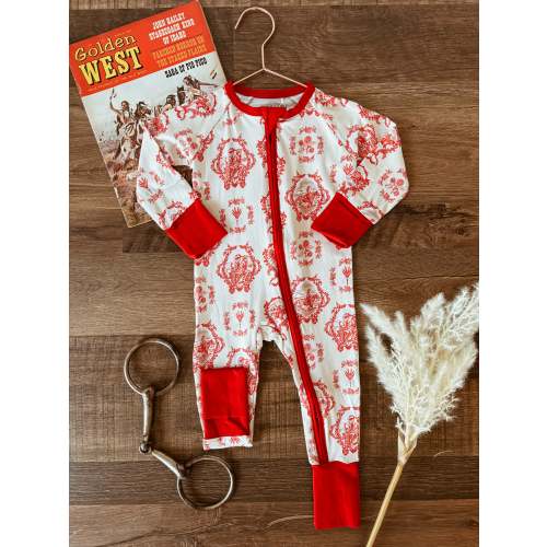 Heartland Loves Cowboy's Footed Sleeper (Baby)