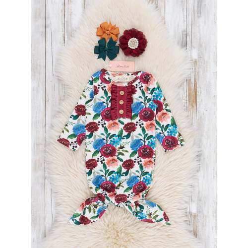 Falling for Florals Knot Gown