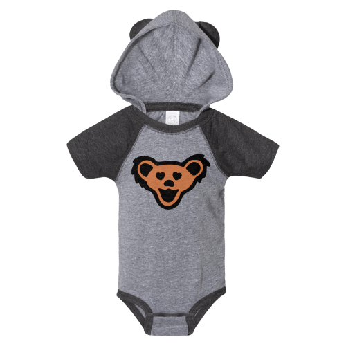 Granite Heather Bear Ear Baby Onesie – Grateful Dead