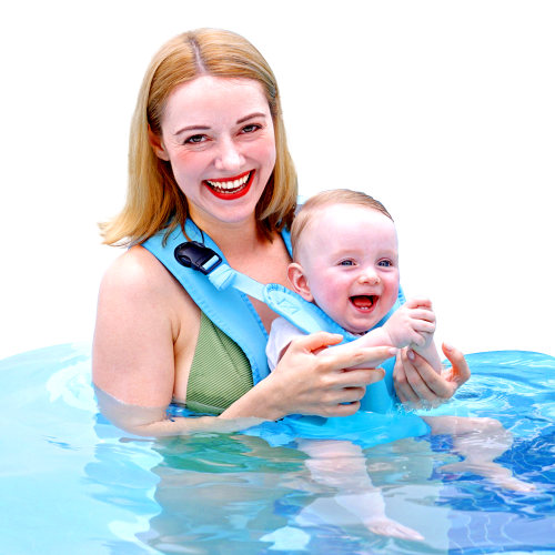 Baby Carrier, Dual-Use Adjustable Baby Sling Support Infant Chest Holder with Drawstring Backpack for Newborn to Toddler 13-33 lbs Swimming Pool Beach Land (Blue)