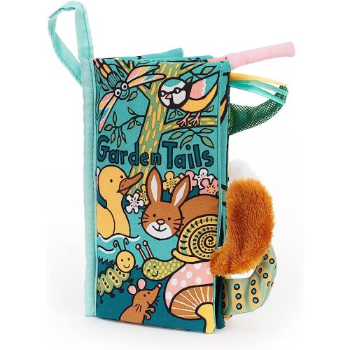 Jellycat Garden Tails: A Soft Activity Baby Book Children's Book - Baby Gift