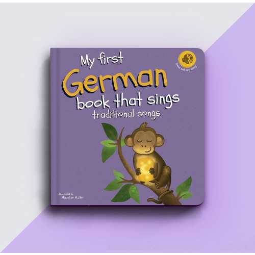 My first German book that sings traditional songs | German Music Board Book | German Bilingual Book for Babies, Toddlers and Kids