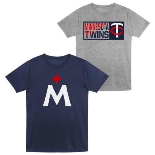 MLB Minnesota Twins Toddler 2-pack Poly T-Shirt - 4T